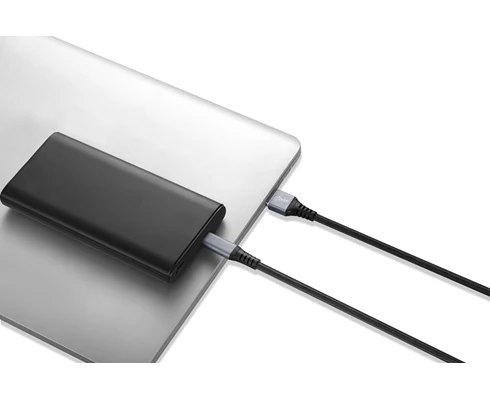 Andersson USB-A - USB-C 3.1 Gen 2 Braided Black/Space Gray 3m