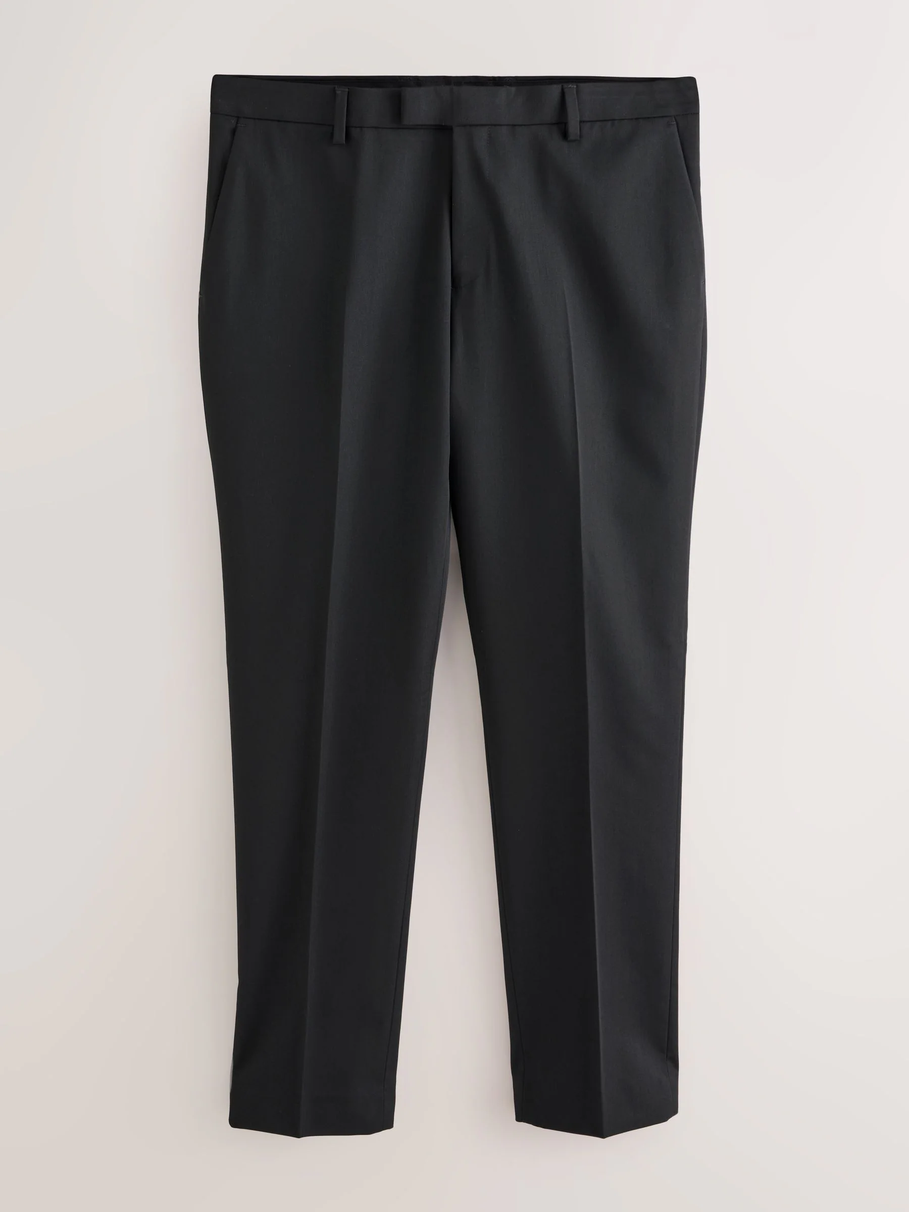 Zwart - Slim-fit smoking pantalon