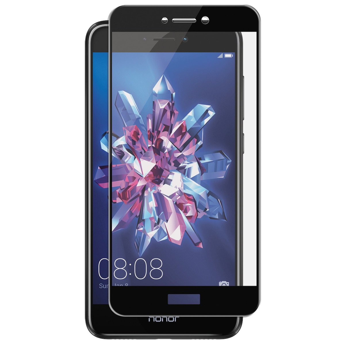 Panzer skjermbeskytter Huawei Honor 8 Lite (sort)
