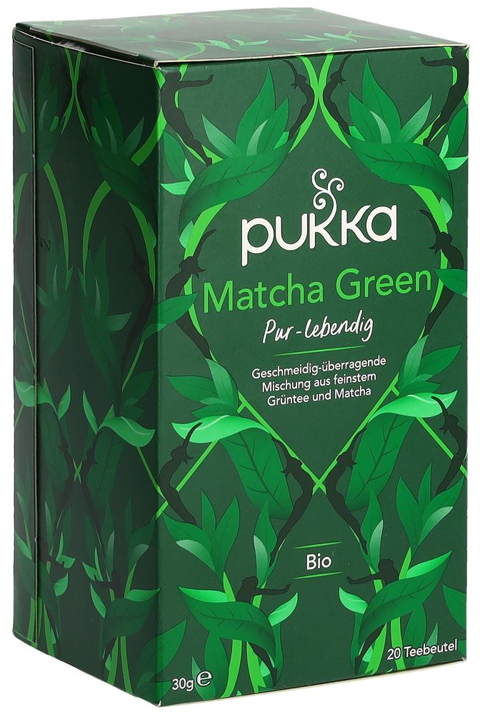 PUKKA Matcha Green Tee<br>20 Stück, Beutel, TEES, Bio