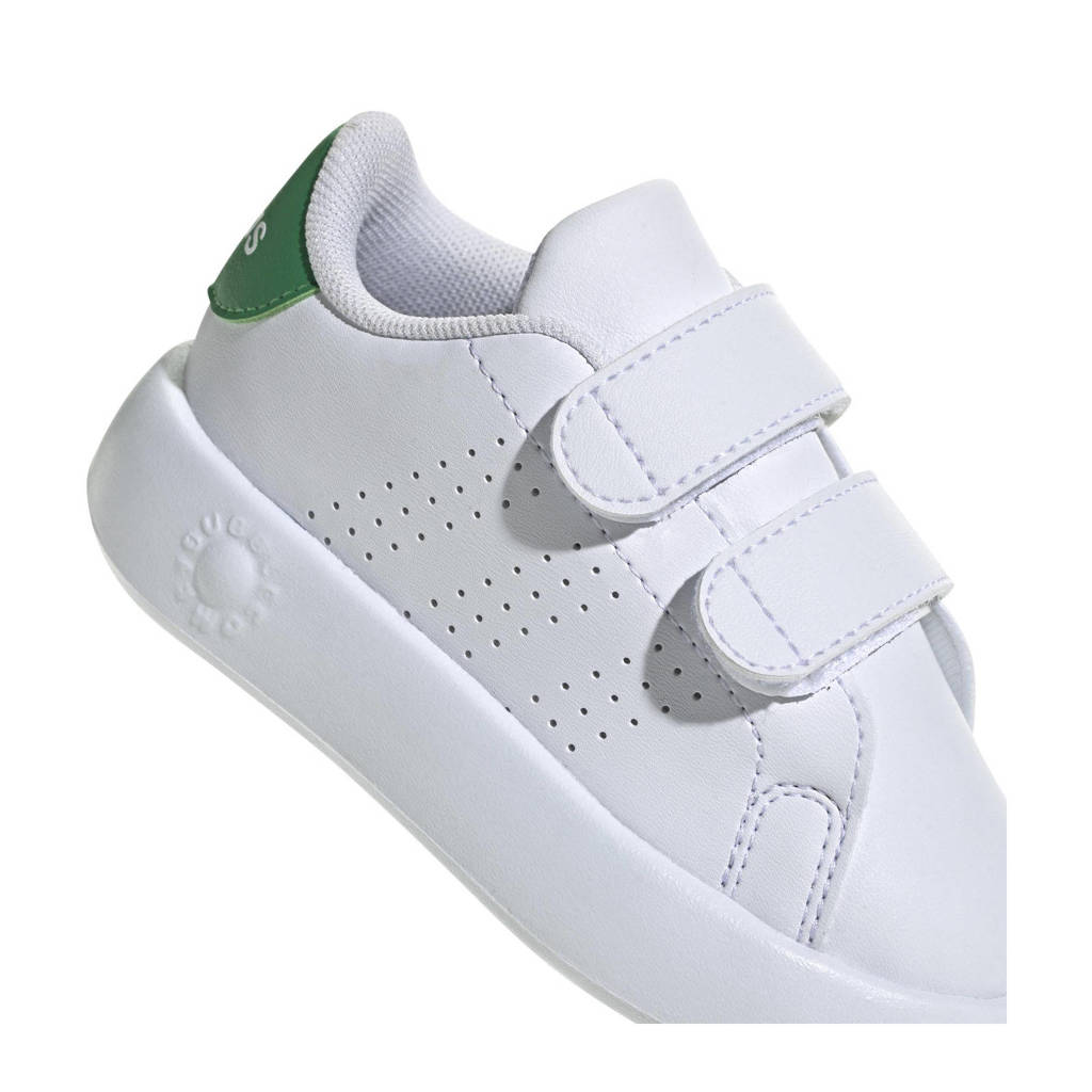 adidas Advantagesneakers wit/groen