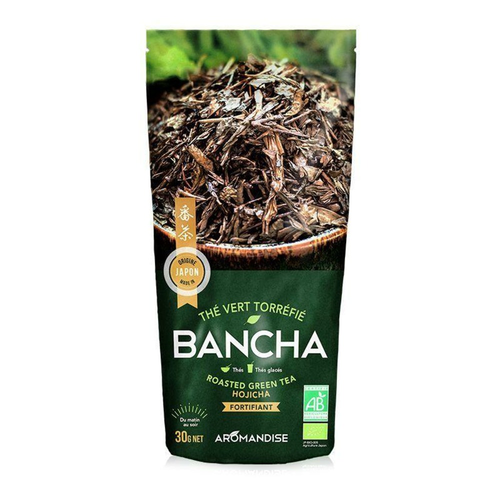 Thé vert bio japonais bancha hojicha 30 g