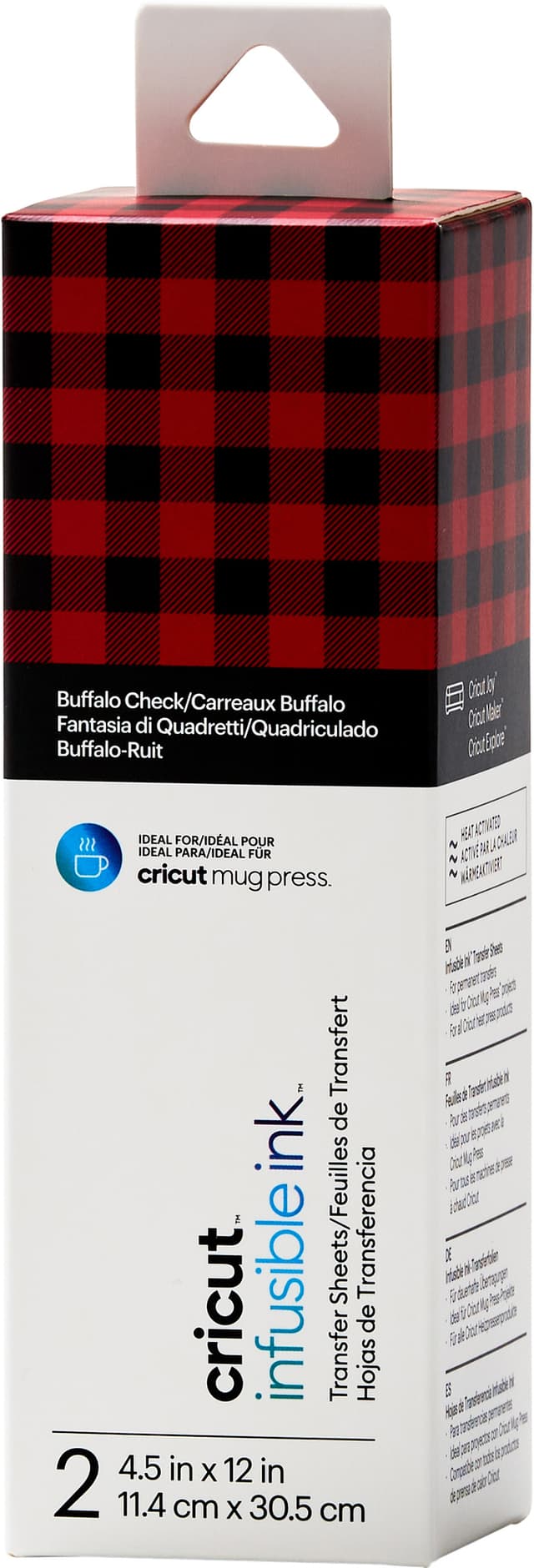 Cricut Infusible Ink overførselsark 2-pak (buffalo check)
