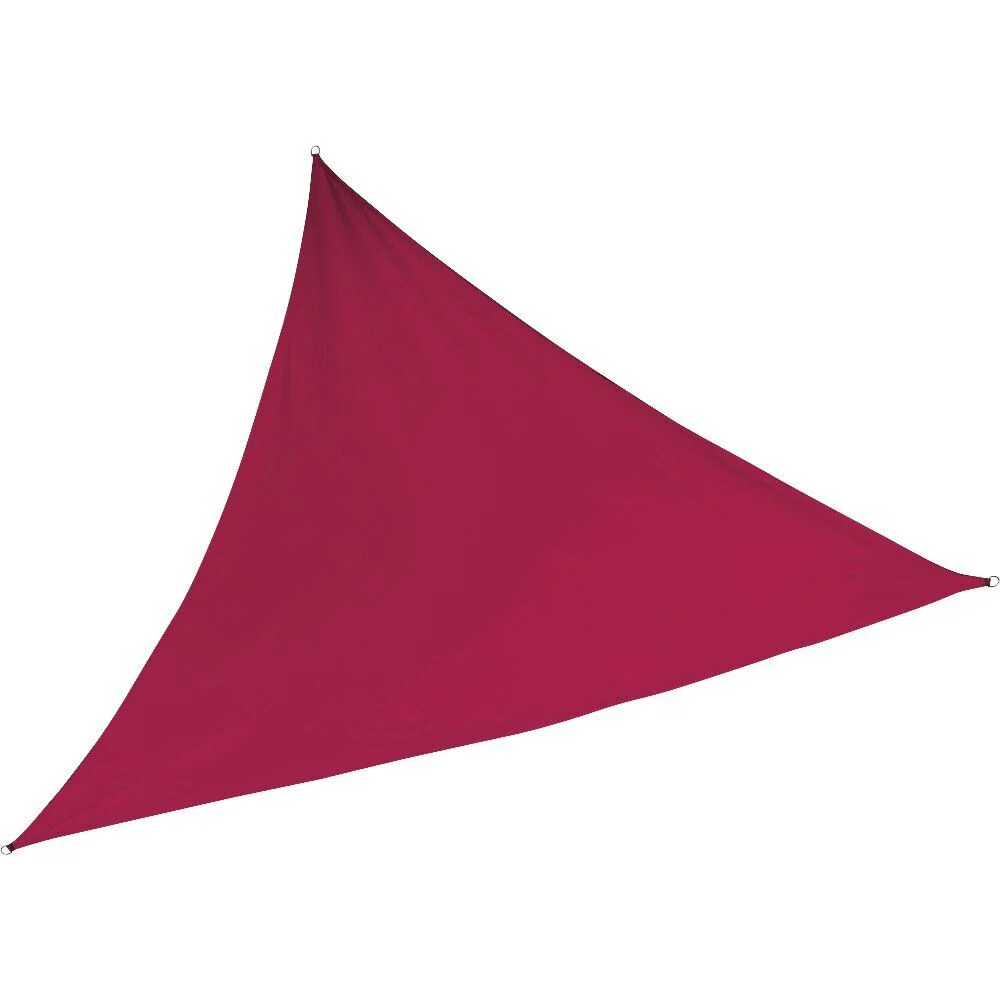 Voile d'ombrage Delta 200x200x200cm rouge