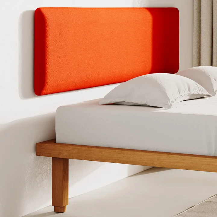 OUT Objekte unserer Tage - Frey Large Kopfteil, reinorange (Vidar 4 0542 by Kvadrat)