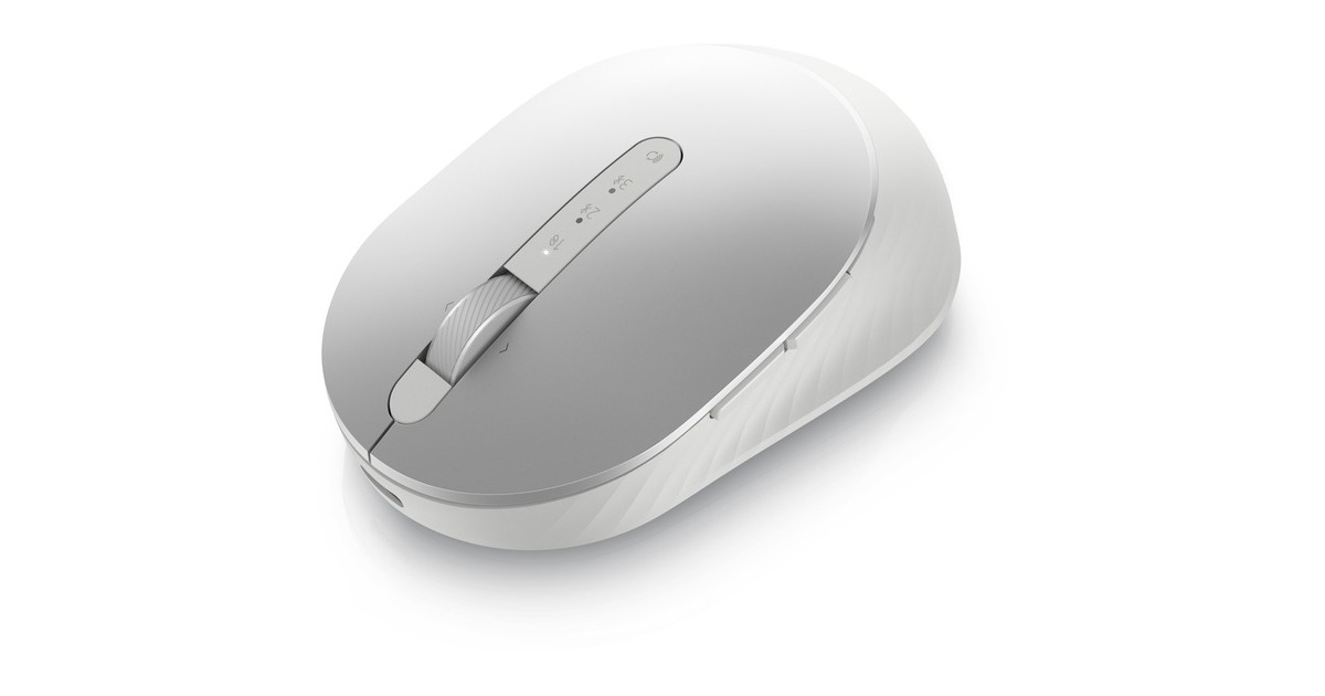 DellPro Premium compacte muis - MS7421W  (Zilver/wit, 1000 - 4000 DPI)
