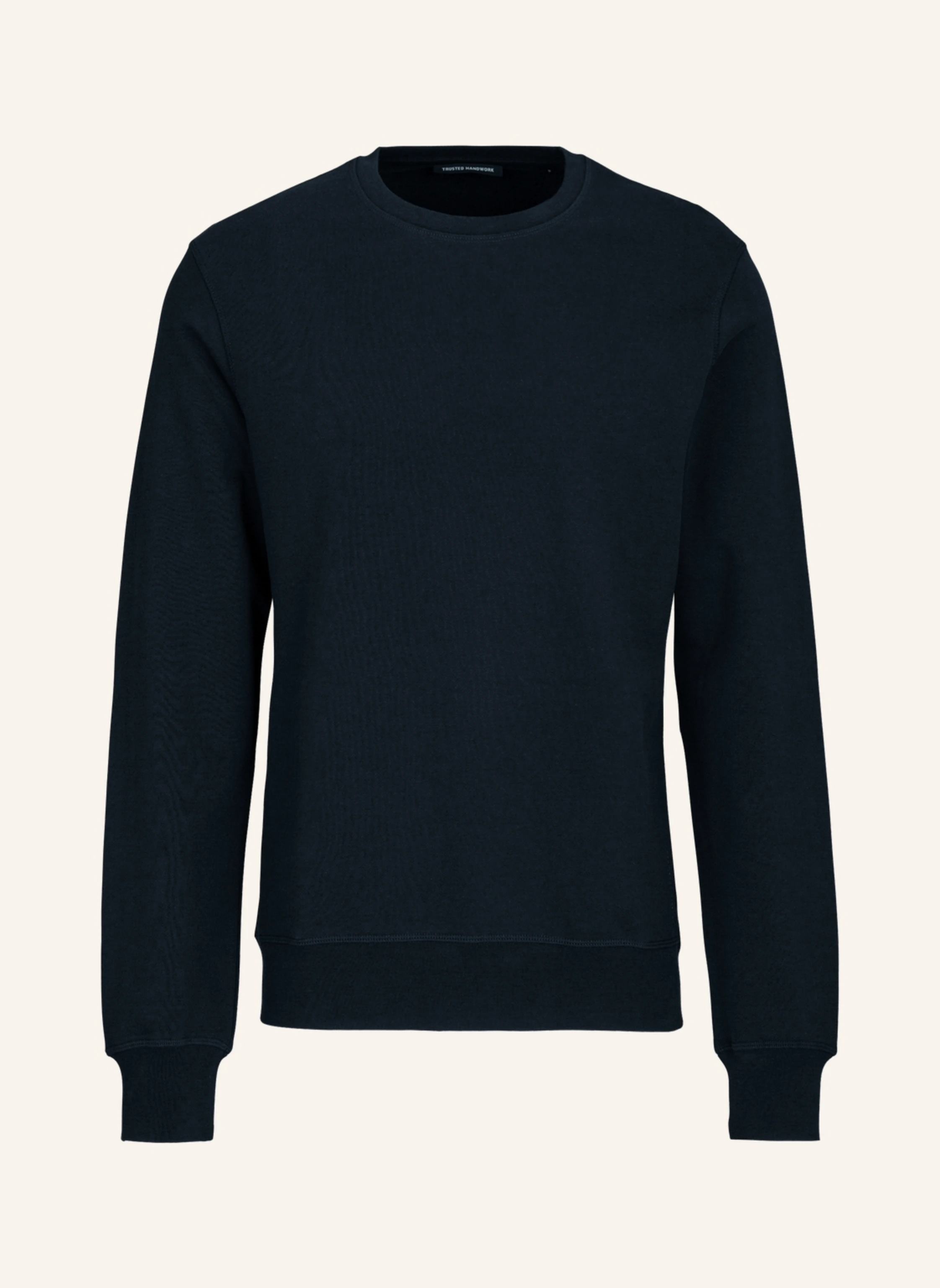 TRUSTED HANDWORK Round Neck 1/1-Sleeve Sweatshirt