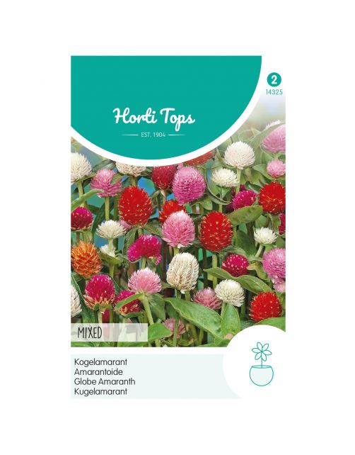 Hortitops Gomphrena - Kogelamarant Gemengd - Bloemenzaden - 250 g