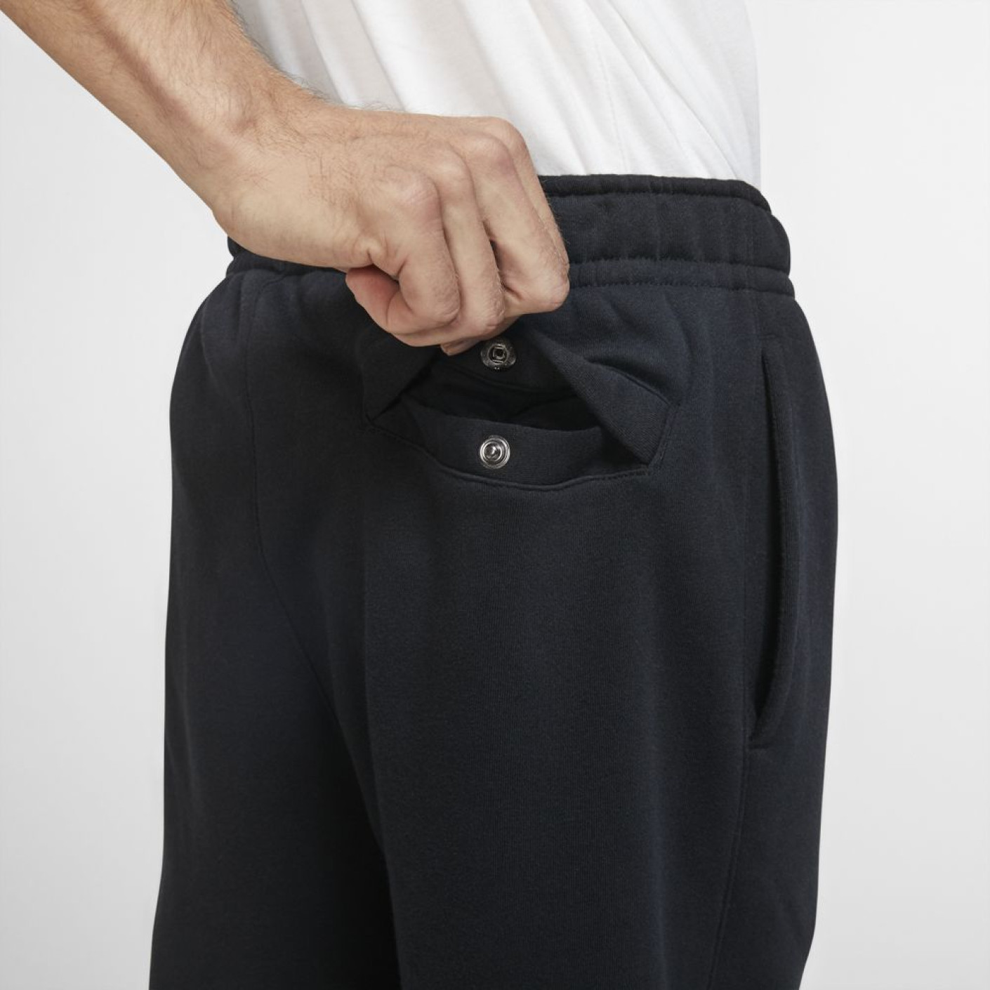 Nike Sportswear Club Fleece Joggingbroek Zwart Wit