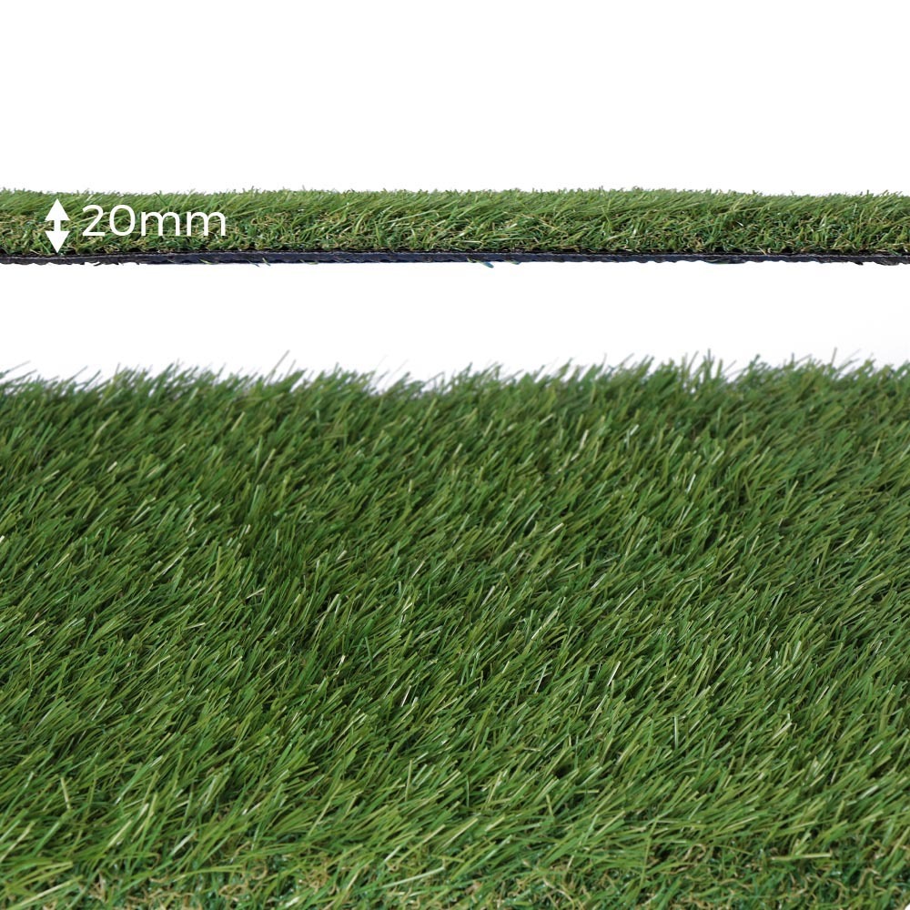 Gazon artificiel gracieux 20mm 2x5mts edm