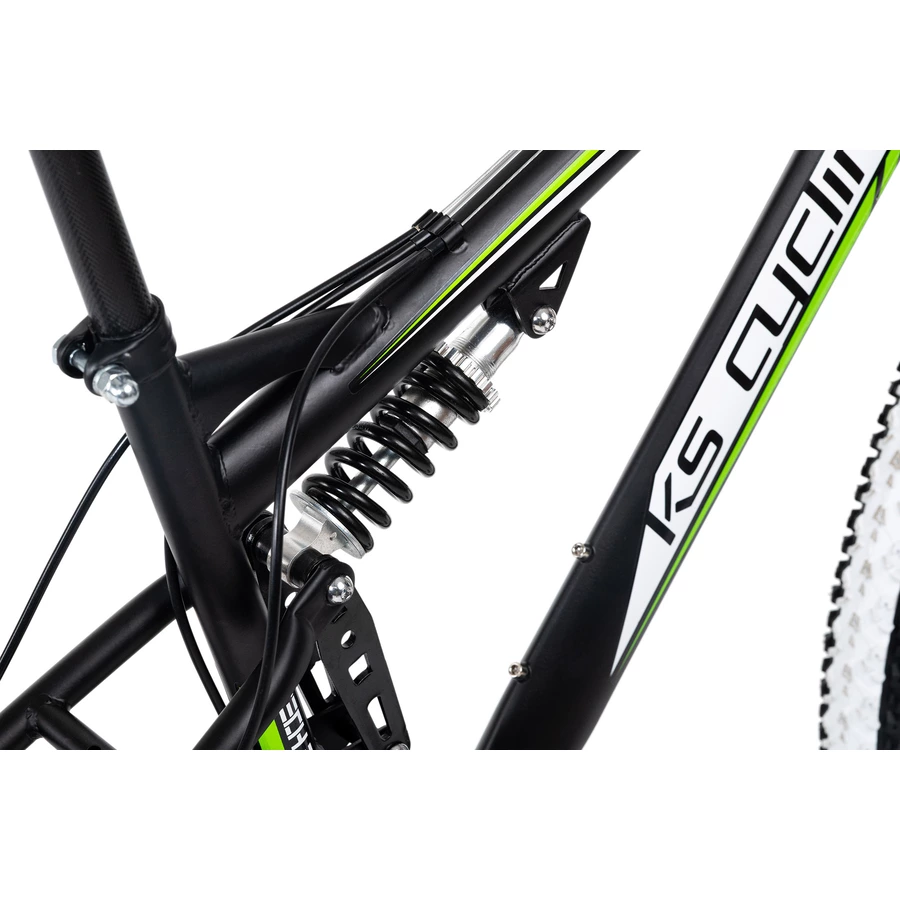KS Cycling Mountainbike Hardtail 27,5 Zoll Scrawler schwarz-grün