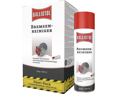 Ballistol remreiniger/onderdelenreiniger, 4 x 500 ml spray, 4-pack