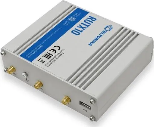 Teltonika RUTX10 - Trådløs router 4-port switch - 1GbE - Wi-Fi 5 - Dual Band - DIN monterbar på skinne