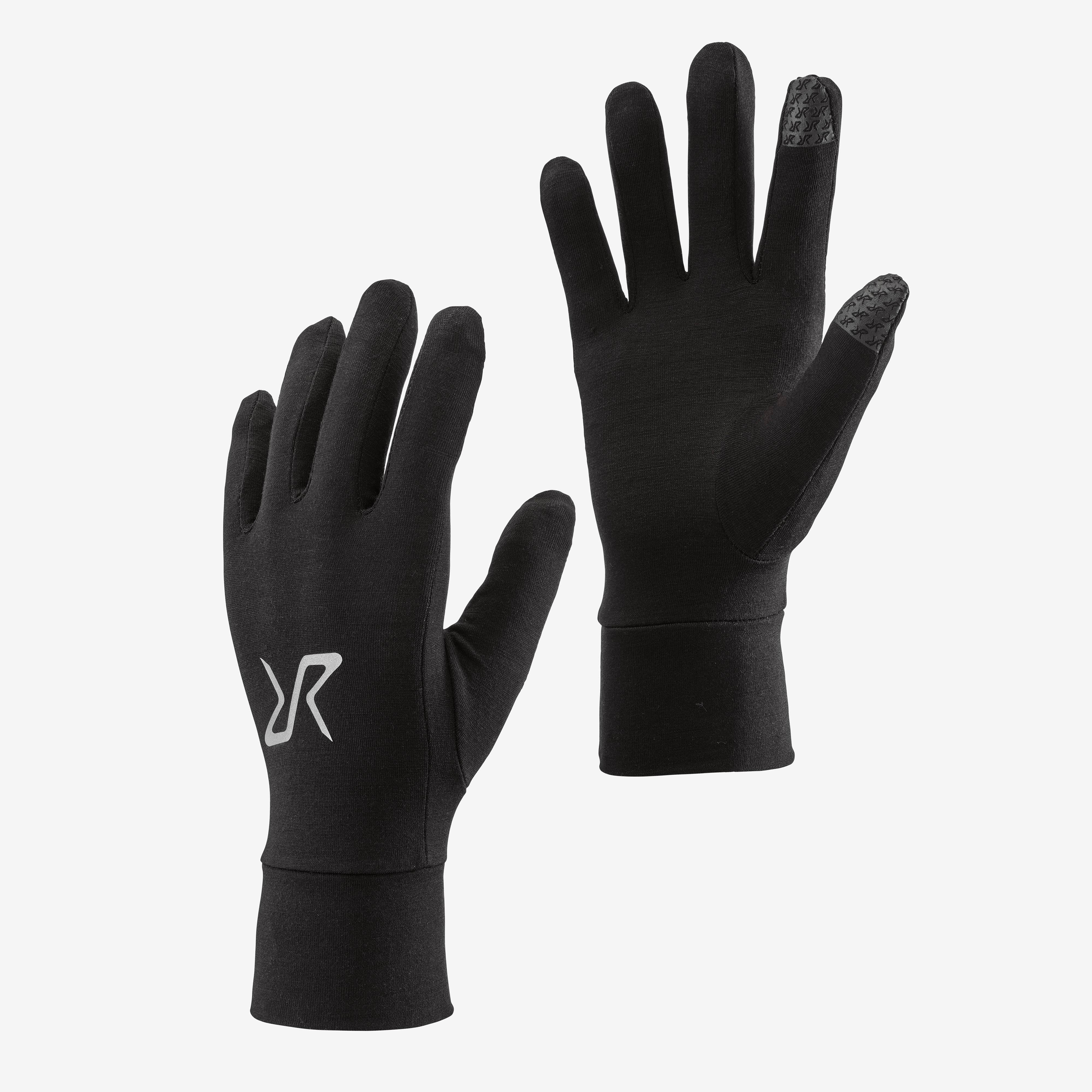 Wool Liner Glove  Black