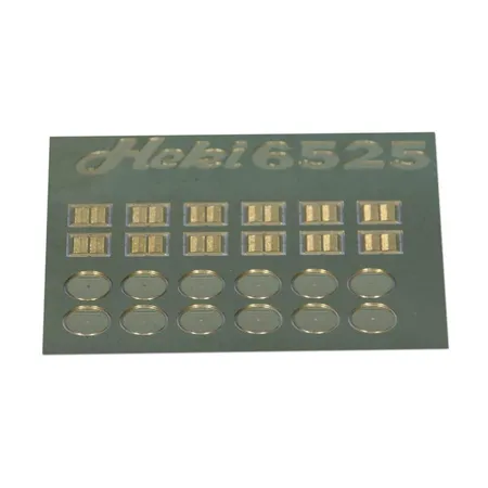 Heki 6525 Kanaldeckel H0, 12 Kanaldeckel, 12 Einlaufgitter