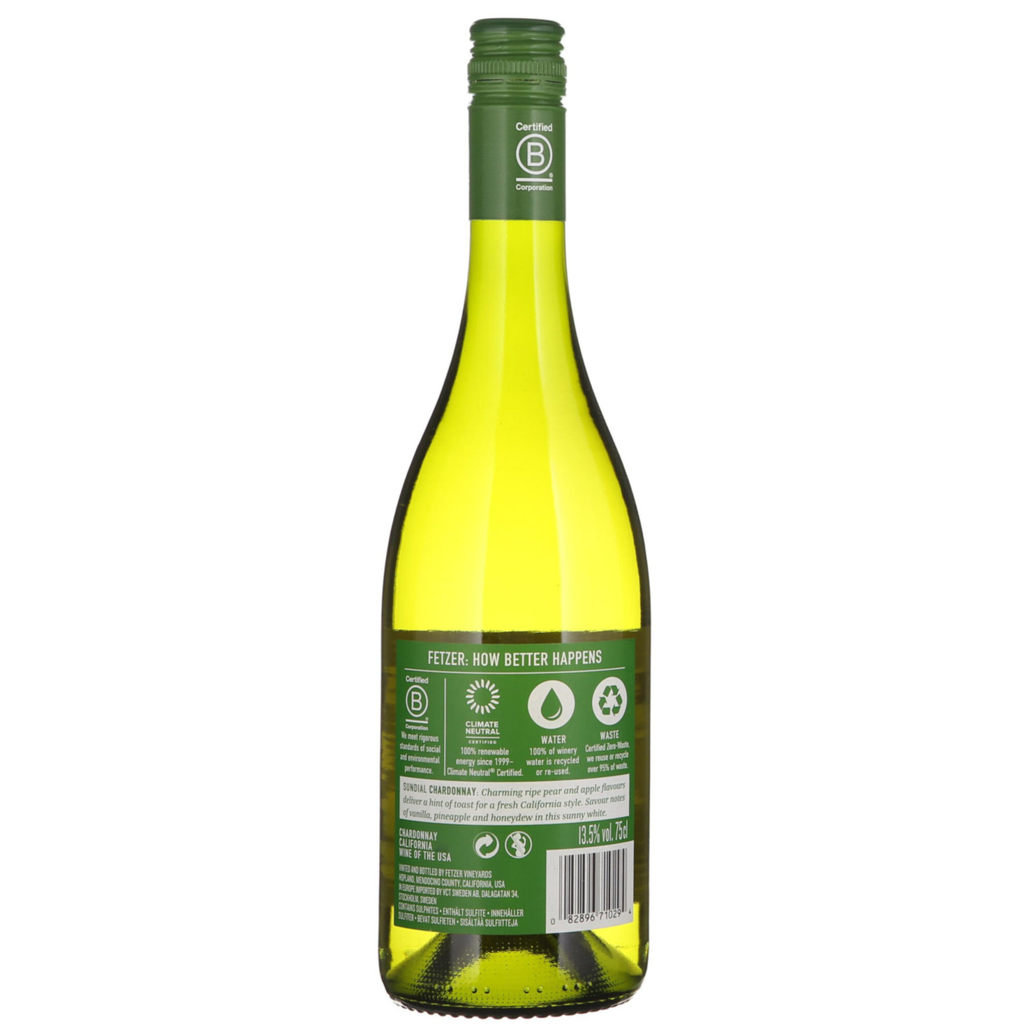 Chardonnay California Fetzer -75cl