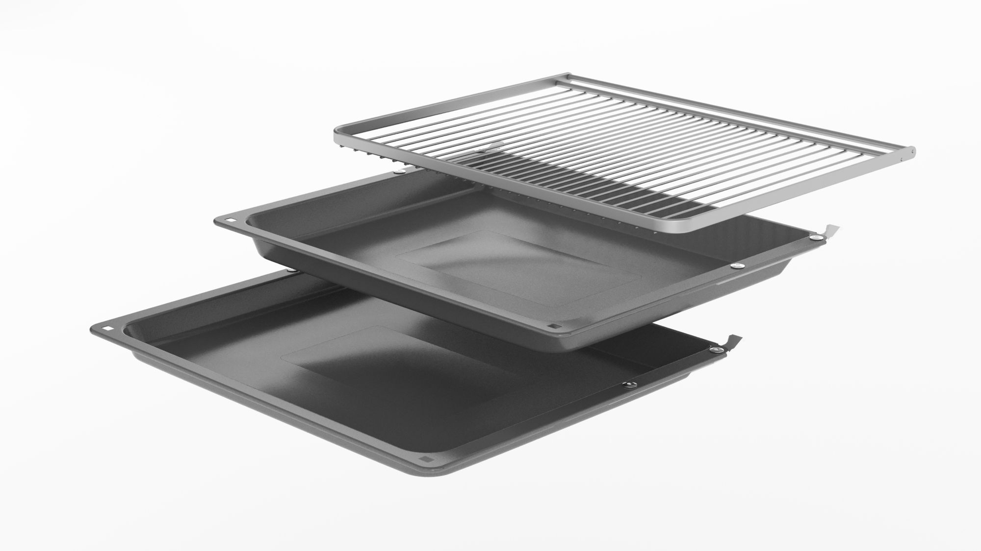 Forno Série 6 60 x 60 cm em aço inoxidável HBB578BS6