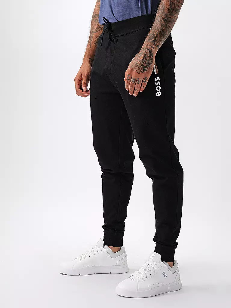 BOSS Loungewear Hose  schwarz