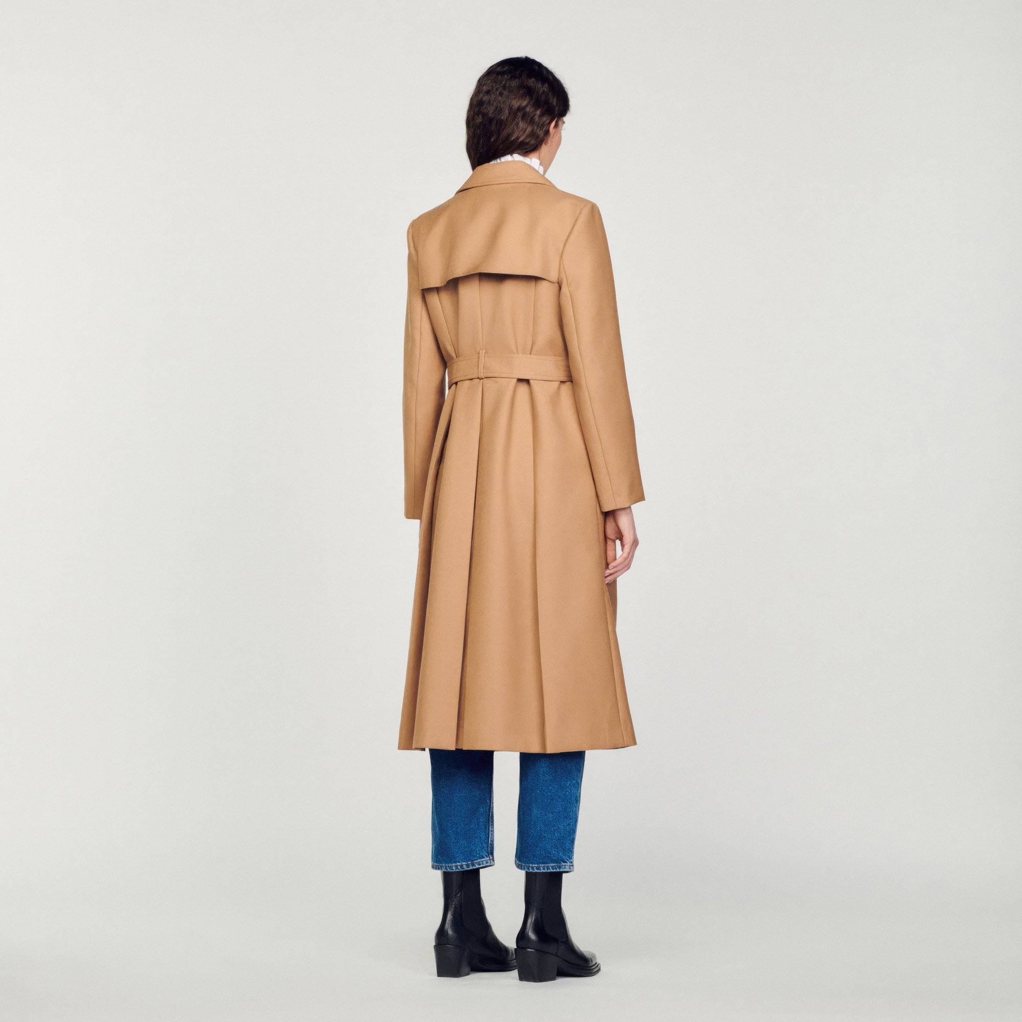 Manteau long style trench