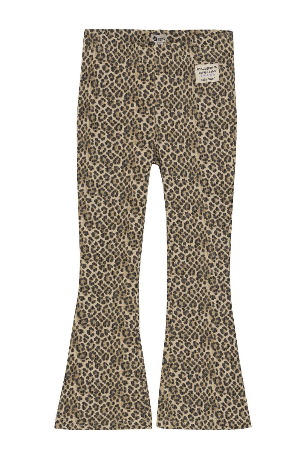 Daily7 flared flared broek bruin