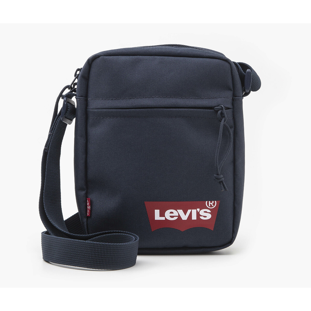 LEVI'S<br>Bolsa de Ombro Mini Transversal Vermelha Lisa Estilo Morcego
