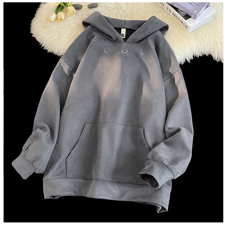 Mimiyox - Geborduurde oversized hoodie