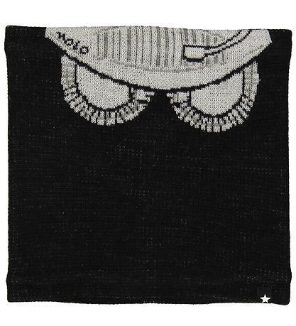 Molo Mütze m. Tube - Kleo - Wolle/Polyester - Very Black m. Astr