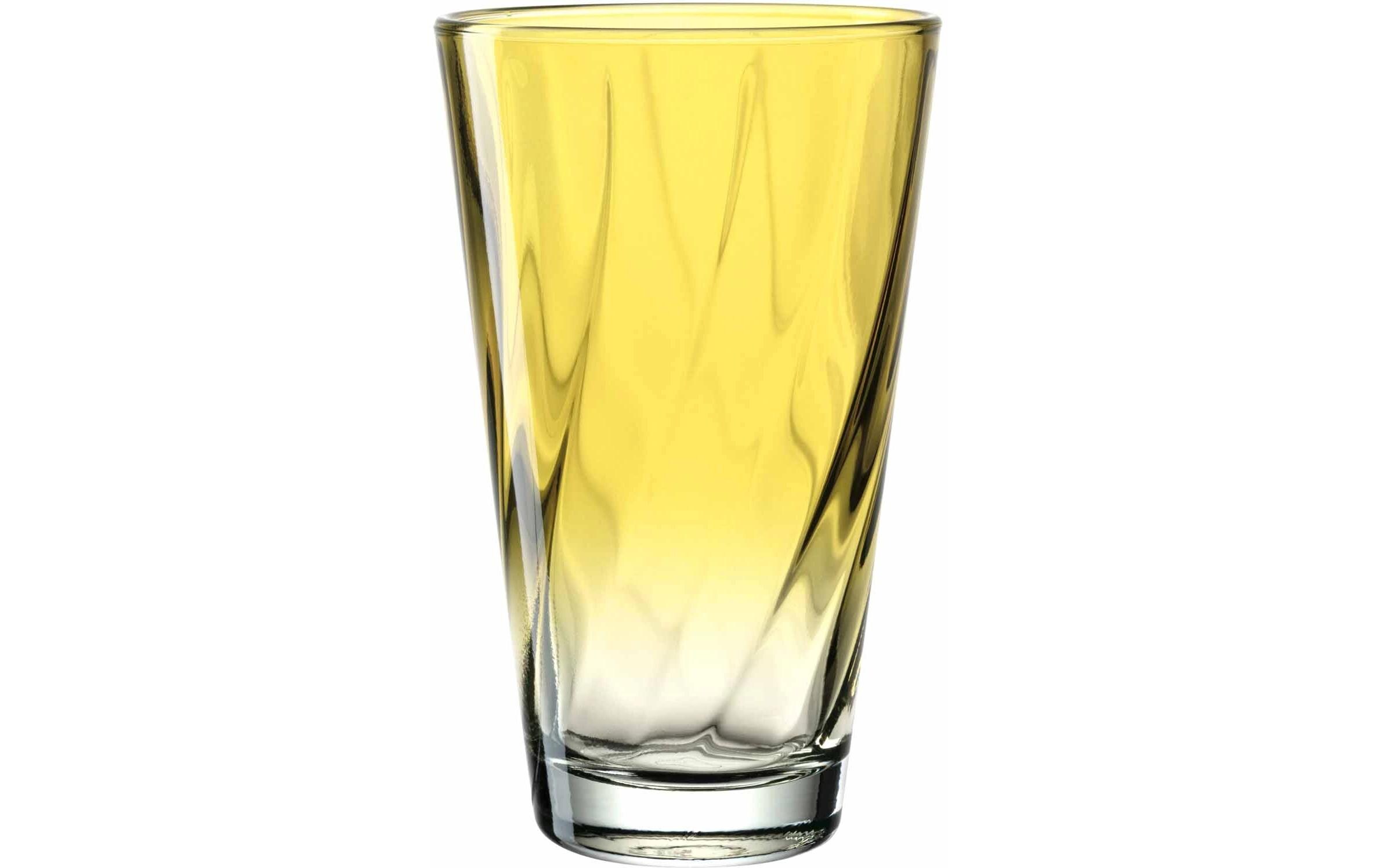 Trinkglas Twist 300 ml, 4 Stück, GelbGetränkegläser-Set