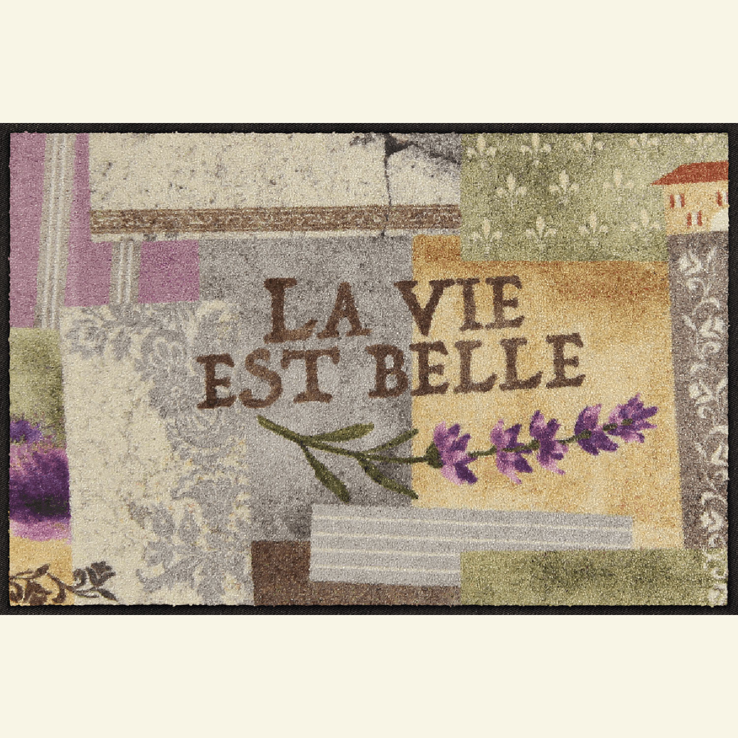 Türmatte La Vie Est Belle für mediterranes Flair