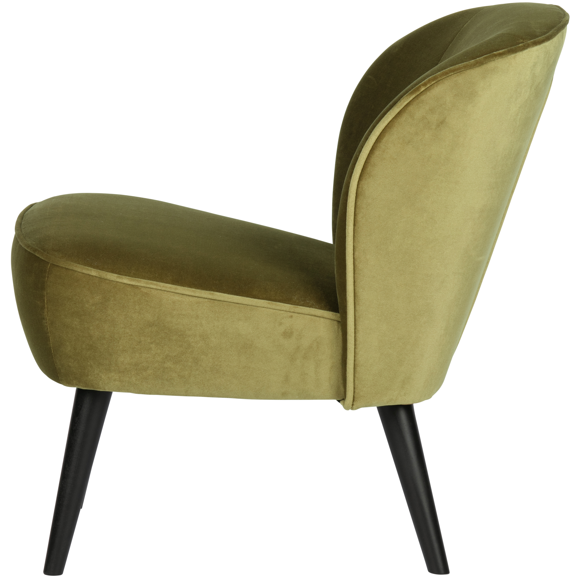 Fauteuil Sara Sara Fauteuil - Fluweel - Army