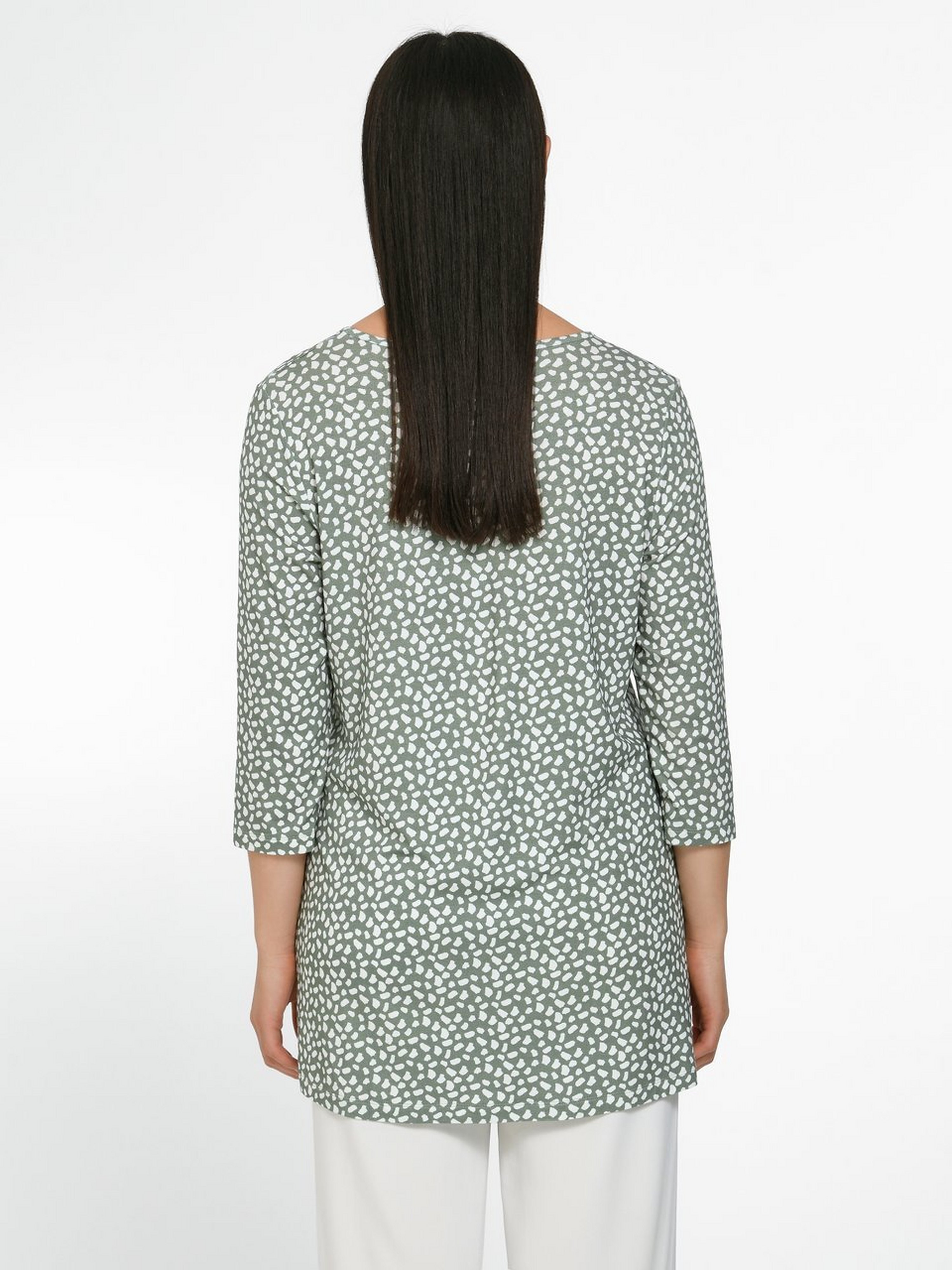 Rundhals-Shirt mit 3/4-Arm