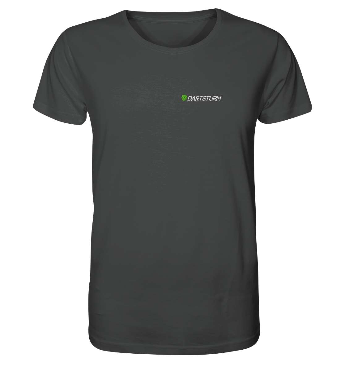 DartSturm - Logo Weiß Herren Shirt (Stick)