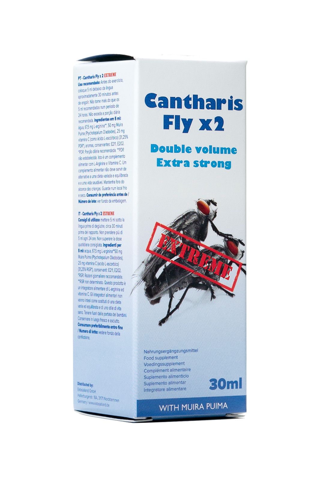 Cantharis Fly Extreme Spanische Fliege Potenz-Hilfe-Mittel 30ml