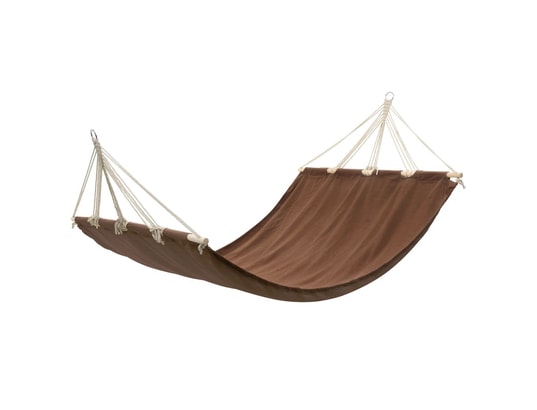 VIDAXL - Hamac avec support Hamac avec barre 210x150 cm marron