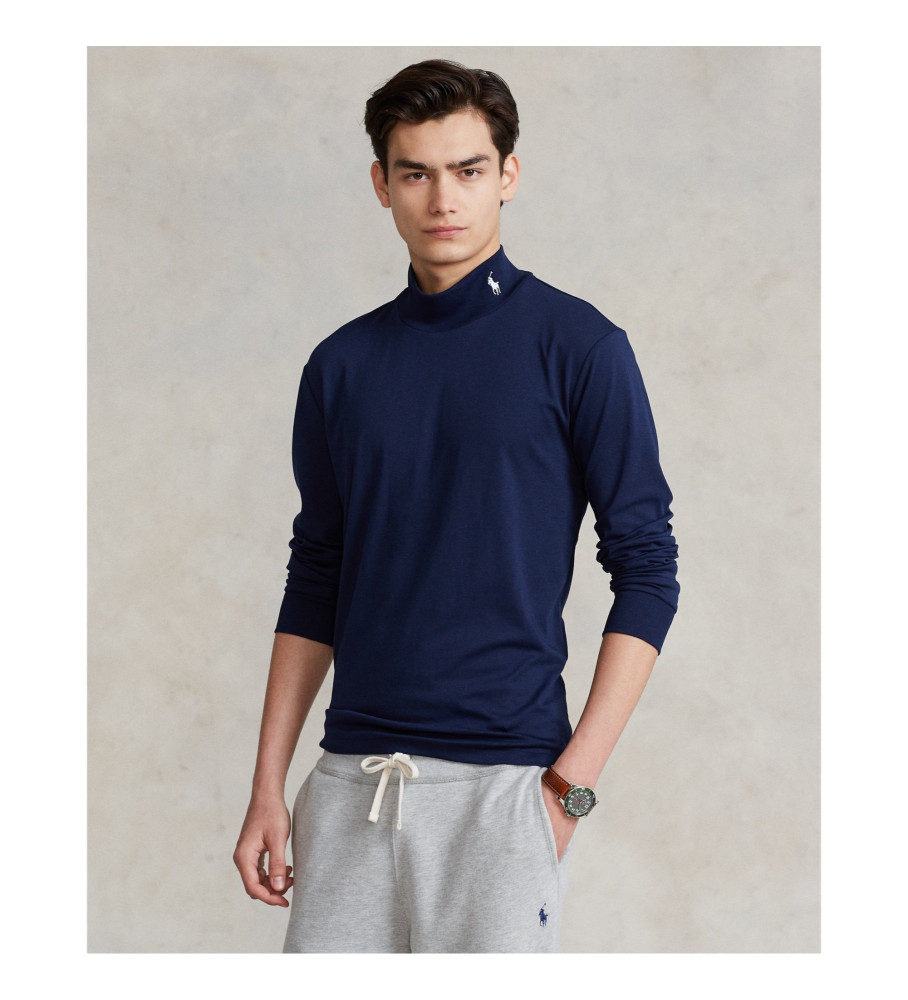 Camiseta Ralph Lauren Navy Interlock