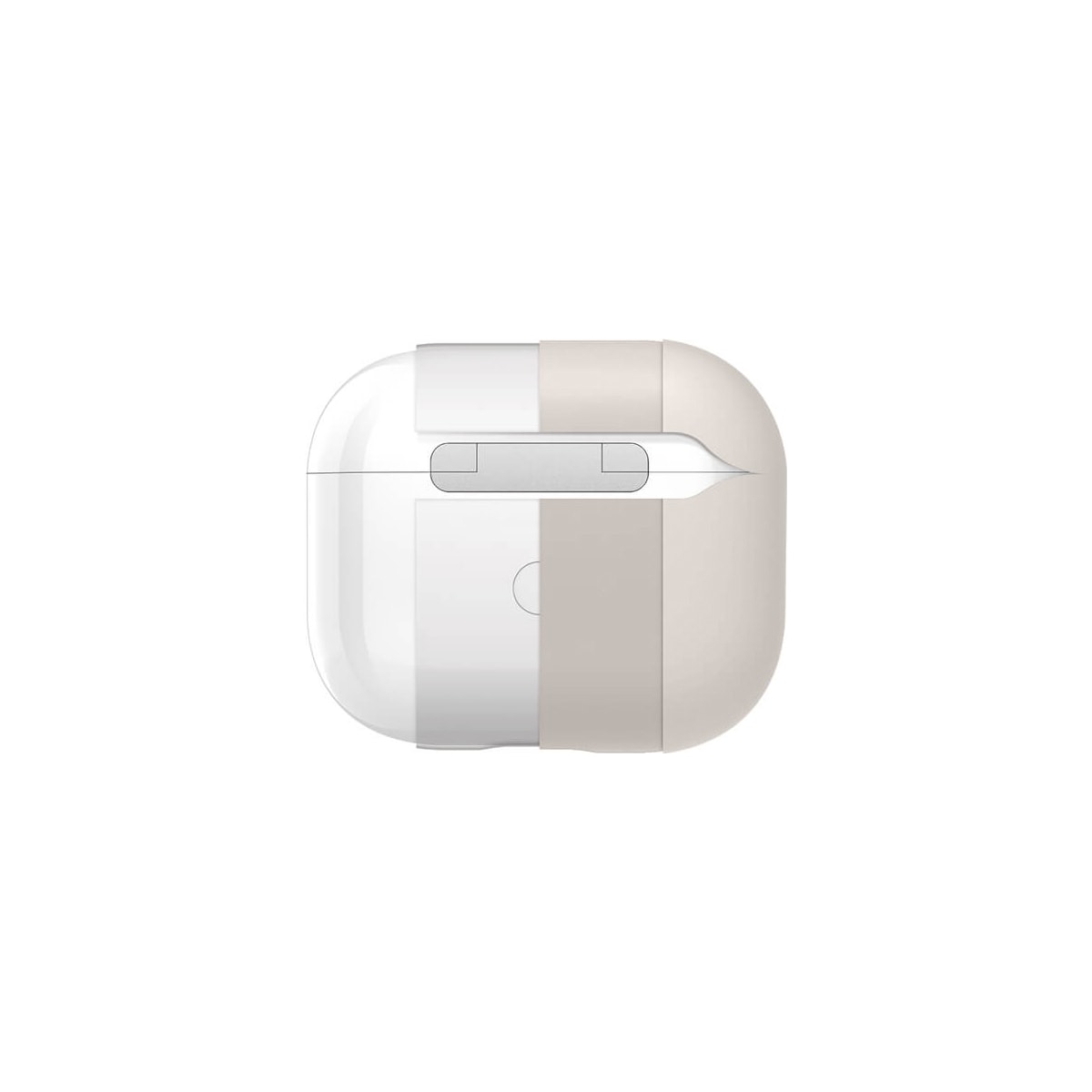 Elago AirPod 3 Liquid Hybrid deksel (hvit)