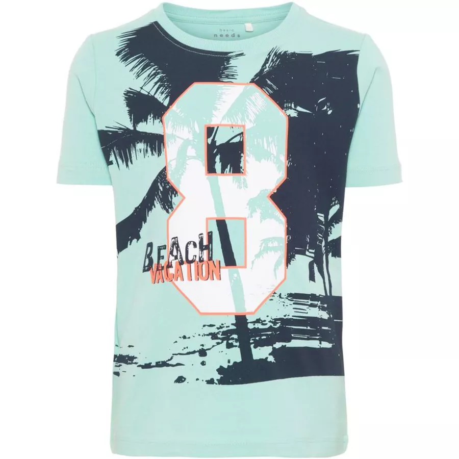 name it Girls T-Shirt Vuxi Ocean Wave