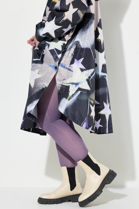 Funktions-Regencape, Unisex, Print, Kapuze