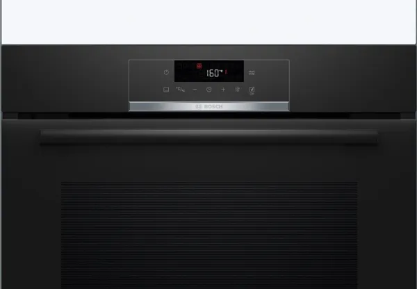 Bosch Serie | 4 HBA571BB3 - Ovn - til indbygning - niche - bredde: 56 cm - dybde: 55 cm - højde: 58.5 cm - med selv-rengøring - Klasse A  - sort