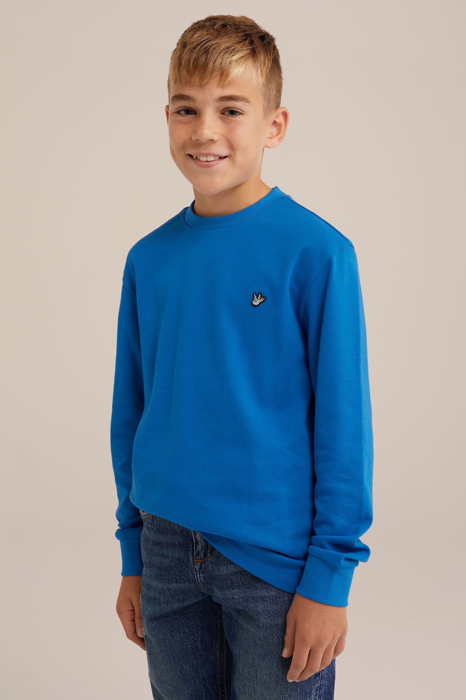 Jongens T-shirt WE Fashion Kobaltblauw
