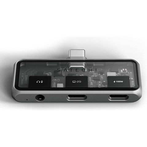 Station d'accueil PC portable Satechi Adaptateur XR Mobile avec Audio Space Gray