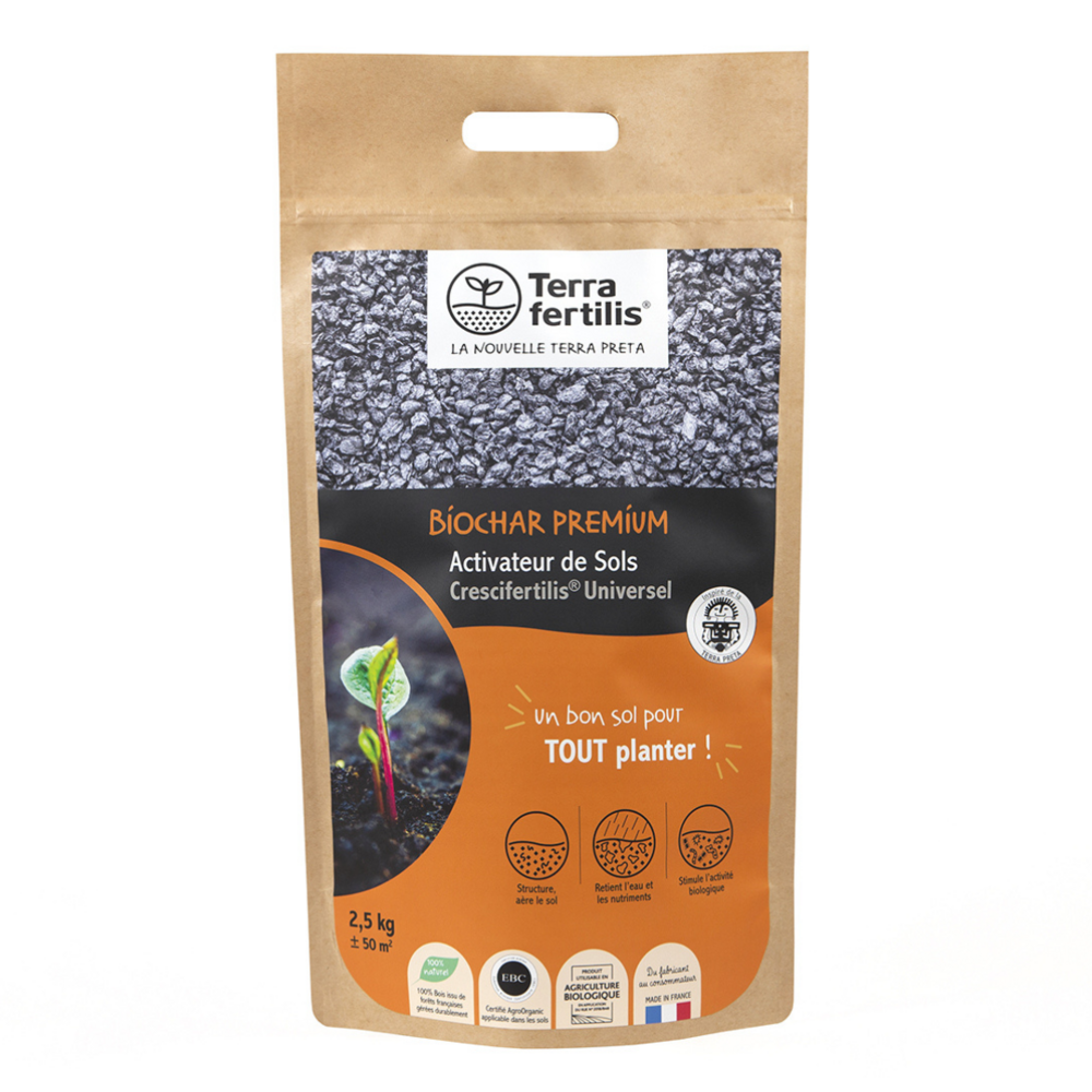 Fertilisant universel à base de biochar - 2,5 kg
