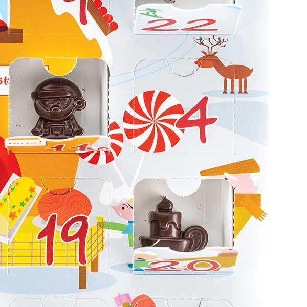 Kit calendrier de l’avent avec moule en silicone Silikomart