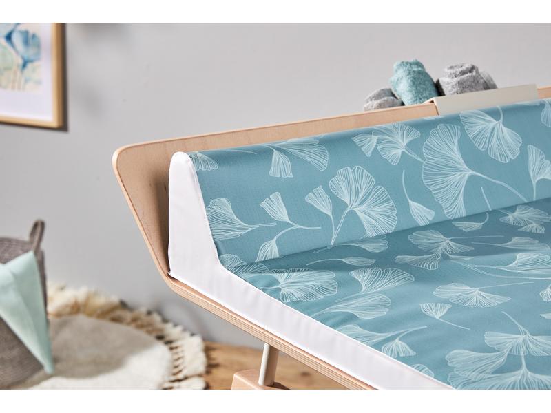 Rotho Babydesign Wickelkissen Keil Ginkgo Hautfreundliche Wickelauflage
