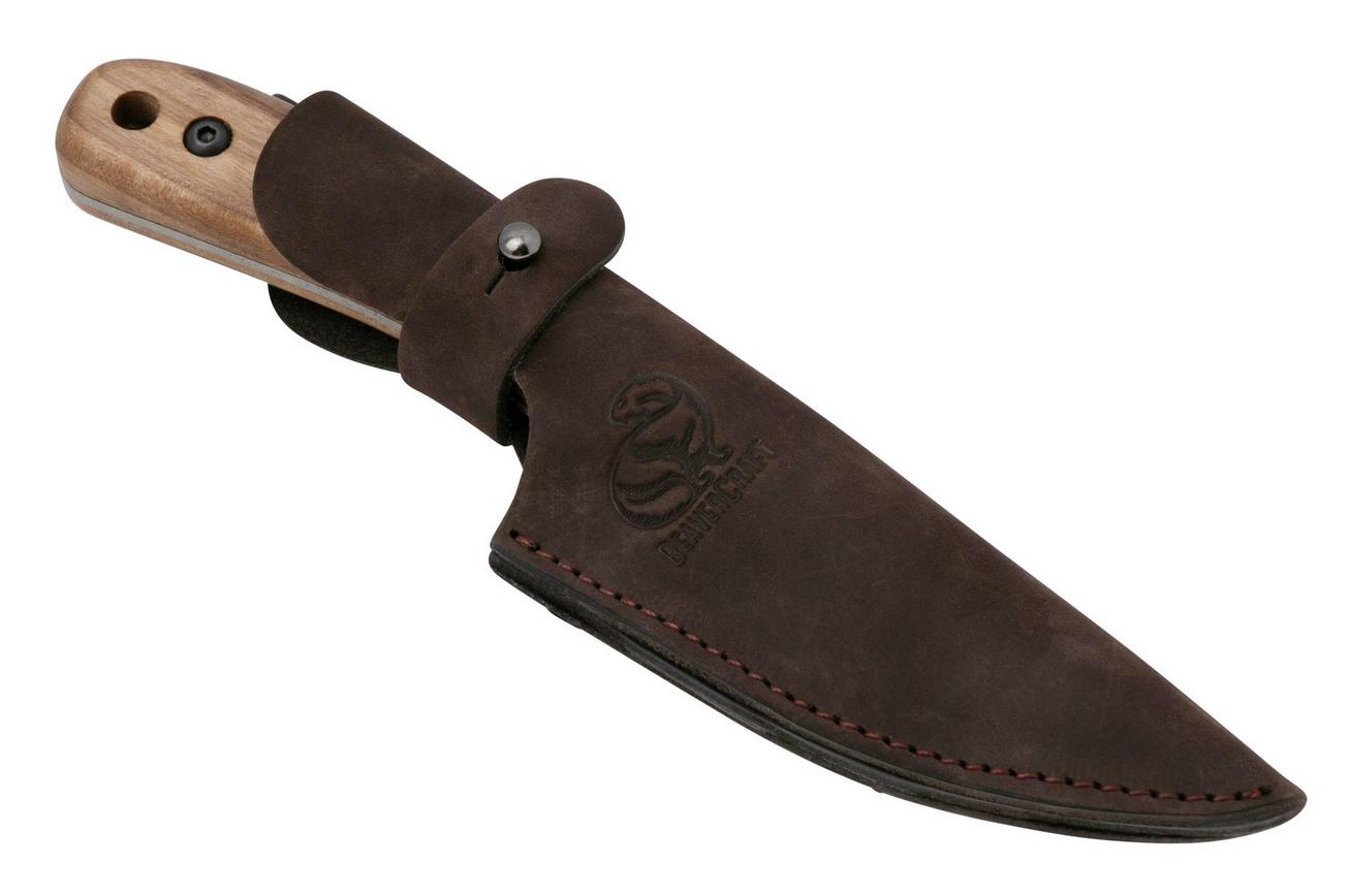 BeaverCraft BSH7 Wild Harvest Bushcraft Knife With Sheath, bushcraftmes