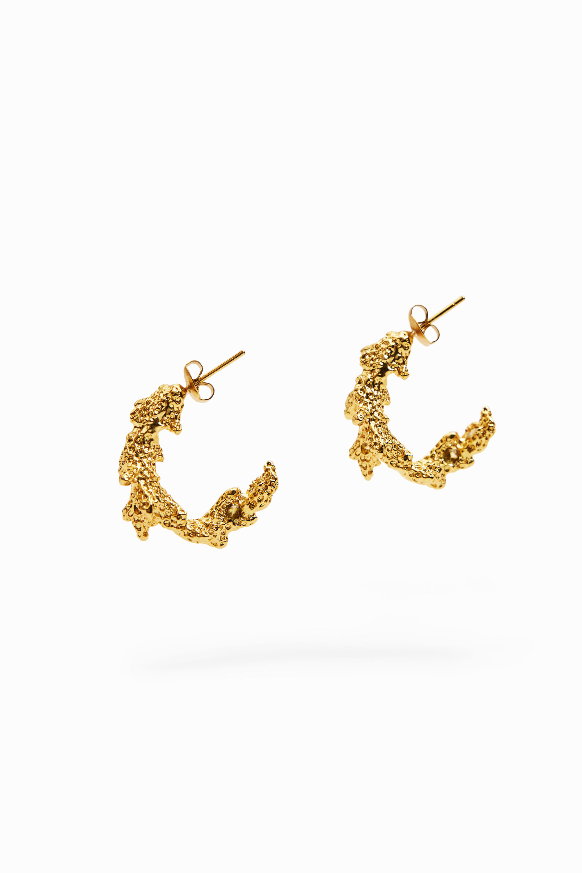 Boucles d'oreilles plaquées or Zalio