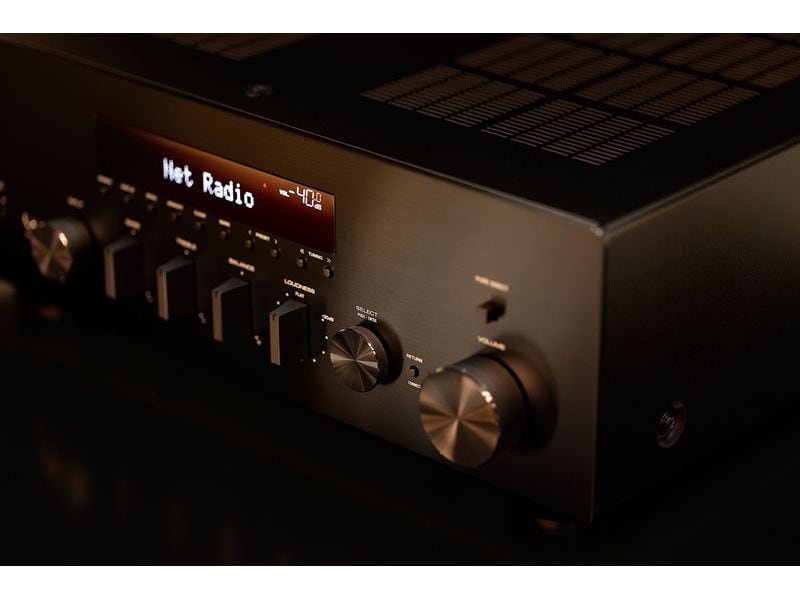 Yamaha AV-Receiver R-N600A Schwarz Stereo-Netzwerkreceiver mit DAB  und verschiedenen Streamingformaten