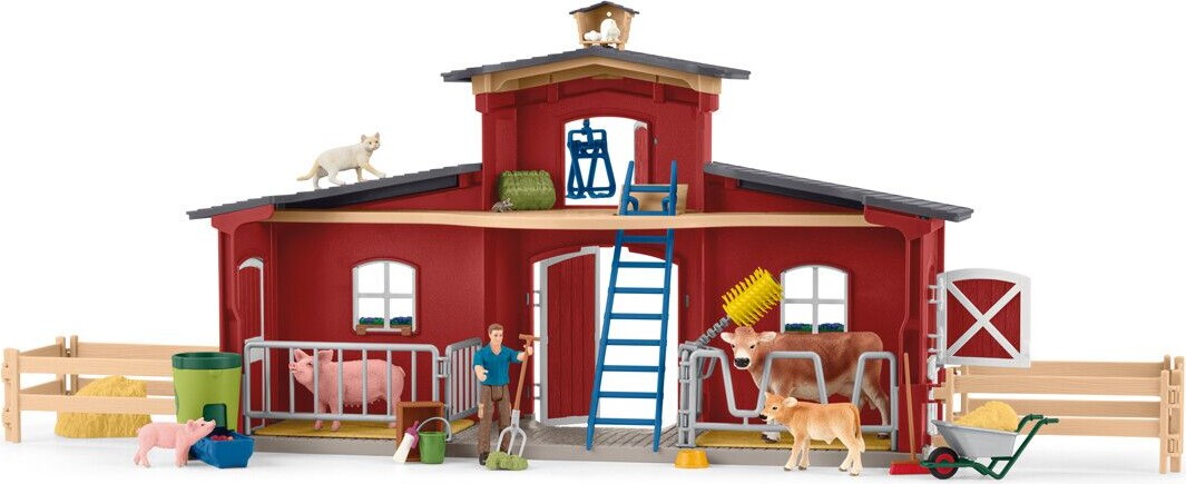 Schleich Farm World - Bondegård Med Dyr Og Tilbehør - 42606