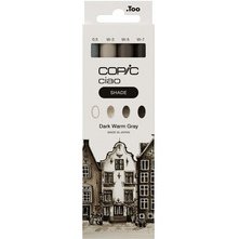 Marqueur ciao, kit 3+1 SHADE 'Dark Warm Gray'