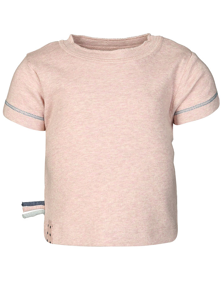 T-Shirt DAMLA UNI in rose melange